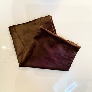 West Elm Brown Faux Suede Pillow Cover/Sham 20" x 20"